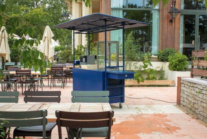 Chariot terrasse restaurant - Vue 3