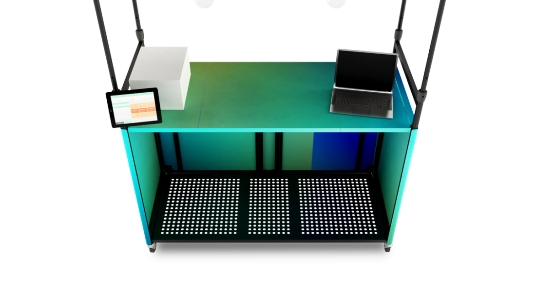 Stand ambulant pliable - Pack Animation