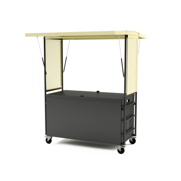 Kiosque mobile pour la restauration