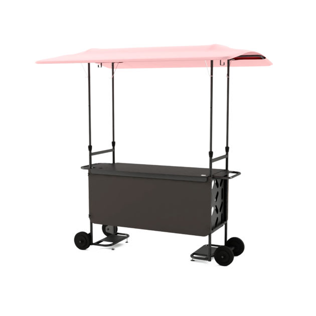 Stand ambulant monté
