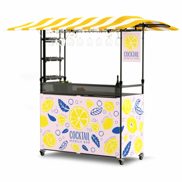 Bar ambulant pliable