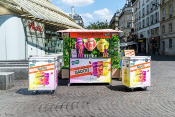 Stand dégustation nouveau produit